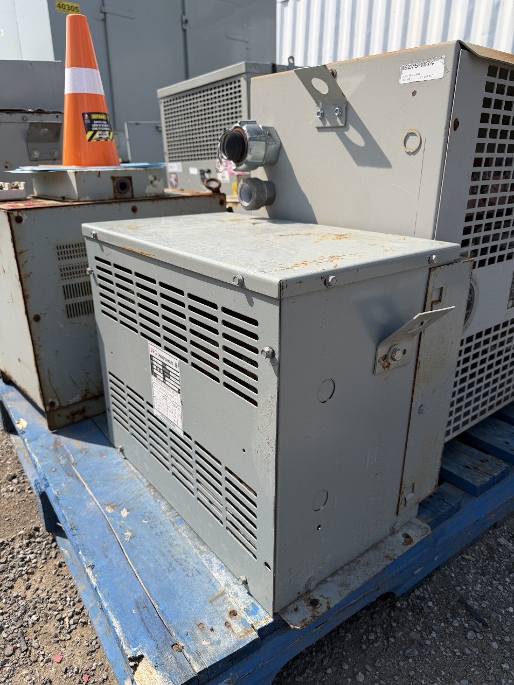 5 KVA 208 Primary, 120/240 Secondary, JVC Electric Inc. Dry-Type, 1-phase transformer, 60Hz, Serial No. - Image 3