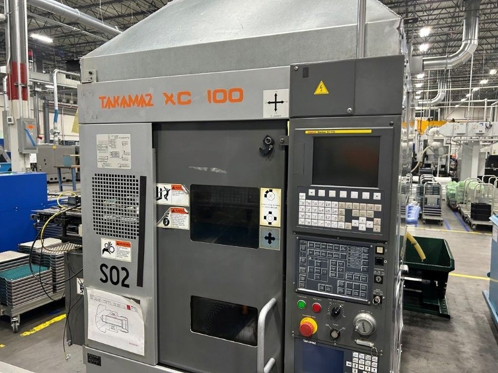Takamaz #XC-100, CNC lathe, Fanuc 0i-TD Control, 7.08" turning diameter, 6" chuck, 1.6" bar, 4500 RPM, 10 HP - Image 5