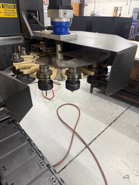 Multicam 5000 Series, CNC Router, 5' x20', ES-929 spindle, vacuum table, 20 HP, 12 tool, rotary changer, 2016 - Image 2