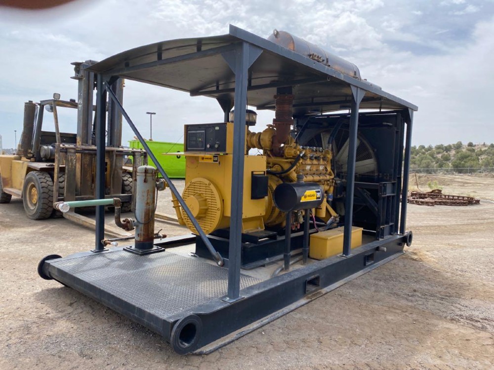 250 KW Caterpillar #G3408, Natural gas generator set, 5995 hours, HD Skid, EMCP 4.2, 800A Breaker, Tested & - Image 2