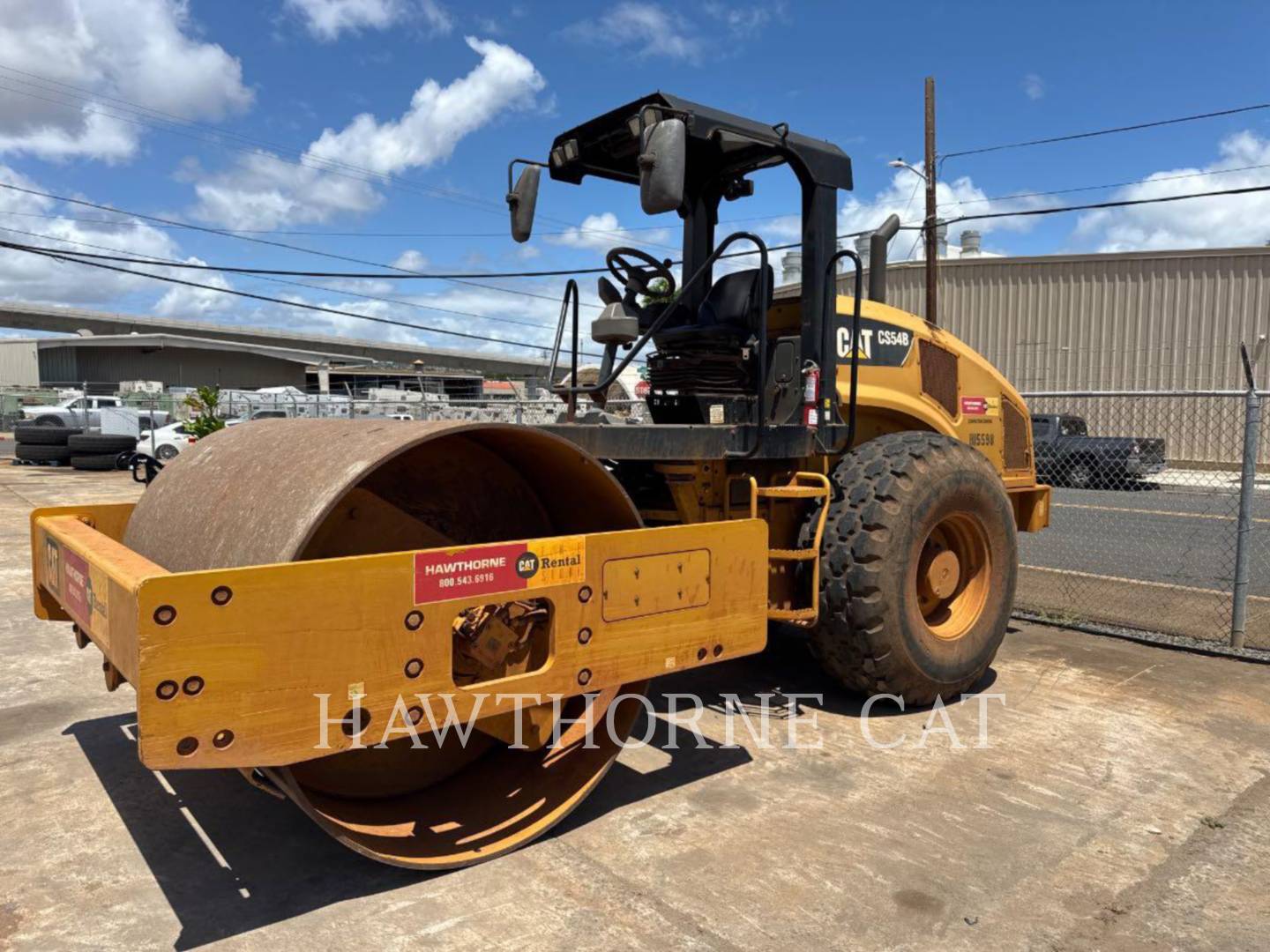 Caterpillar CS54B, Compactor, 1769 hours, S/N: CS500400, 2016 - Image 2