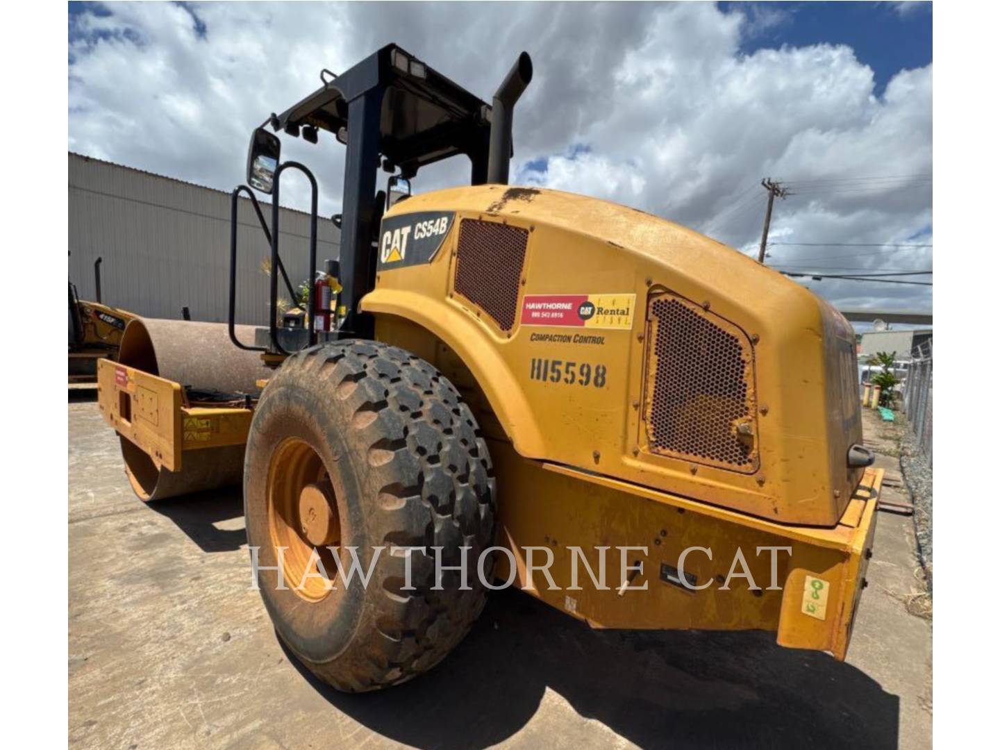 Caterpillar CS54B, Compactor, 1769 hours, S/N: CS500400, 2016 - Image 4