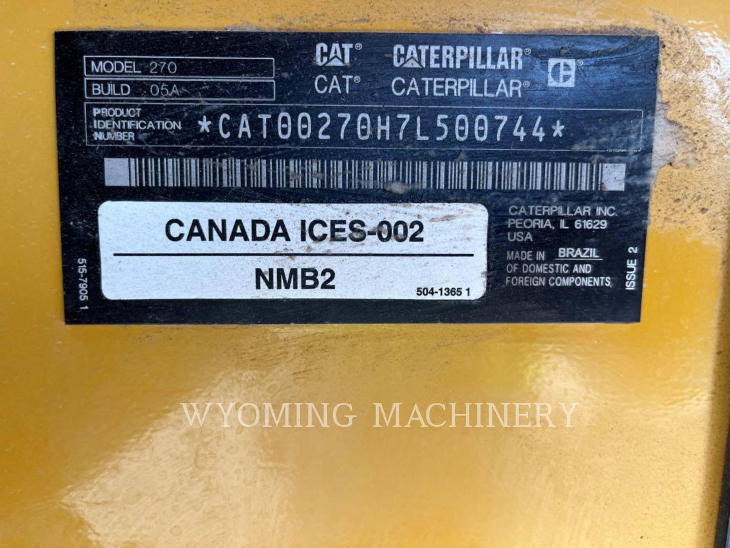Cat 270, Skid Steer Loader, 4 hours, S/N: 7L500744, 2025 - Image 6