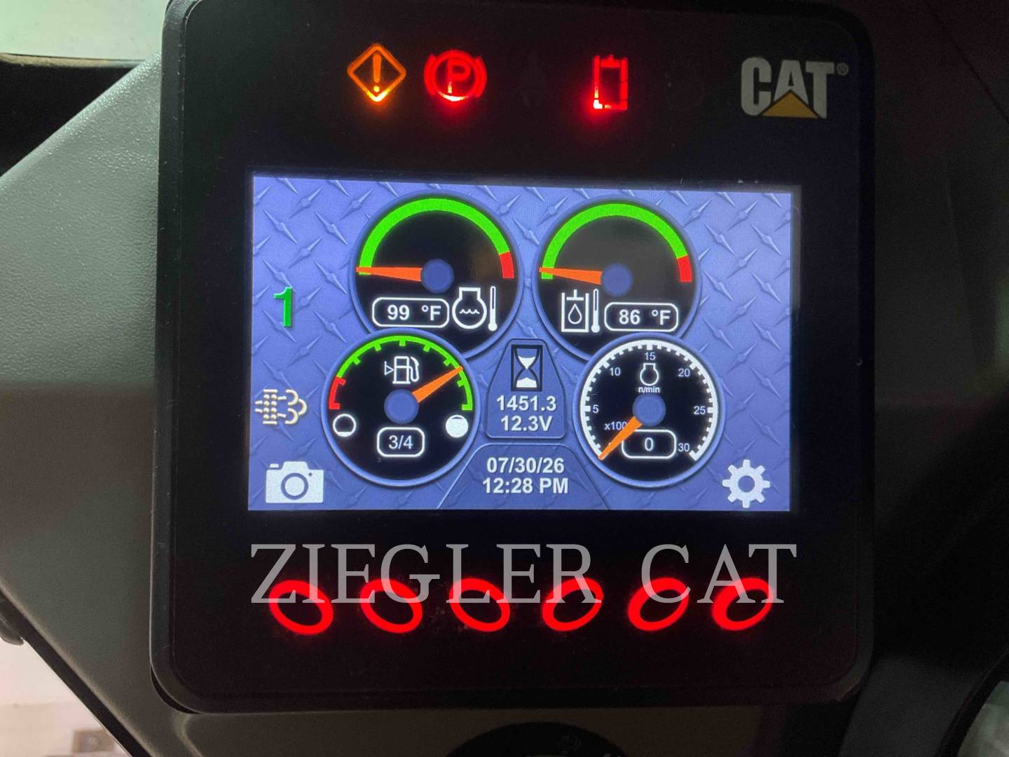 Cat 226D3, Skid Steer Loader, 1451 hours, S/N: EK503610, 2025 - Image 5