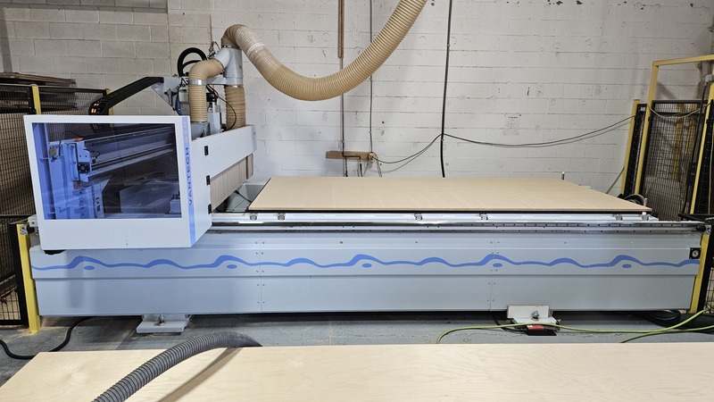 Homag #Optimat-NBP084/Vantech-510, CNC Flat Table Nesting Router, 5' x 10' table, 13.4 HP spindle, phenolic - Image 2