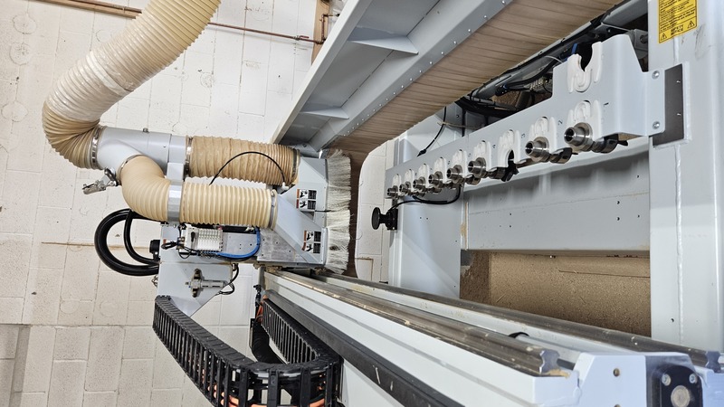 Homag #Optimat-NBP084/Vantech-510, CNC Flat Table Nesting Router, 5' x 10' table, 13.4 HP spindle, phenolic - Image 3