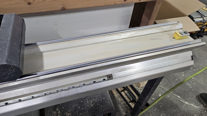 Castaly #TS-P3200-AU, Sliding Table Saw, 126" cut length, 10' anodized aluminum sliding carriage, scoring - Image 3