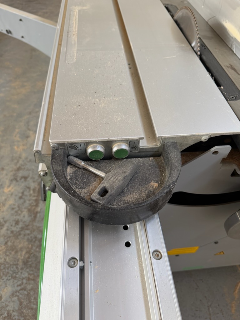 Felder #K-700-S, Sliding Table Saw, 8'-10' X-Roll sliding table length, 5.5-7.5 HP, scoring blade, 1PH, 2013 - Image 3
