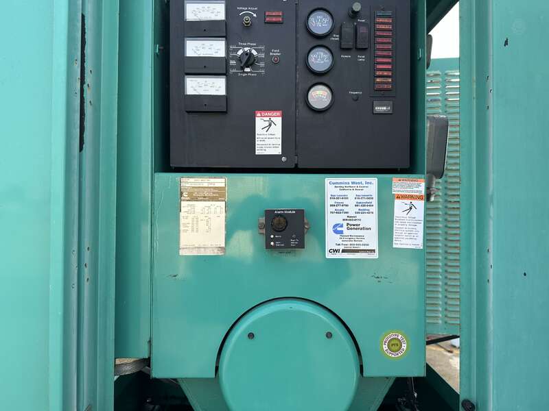 200 KW Cummins #DGFC, diesel generator set, 277/480 Volts, 317 HP @ 1800 RPM, 6CTAA8.3-G1 engine, 346 hours - Image 8