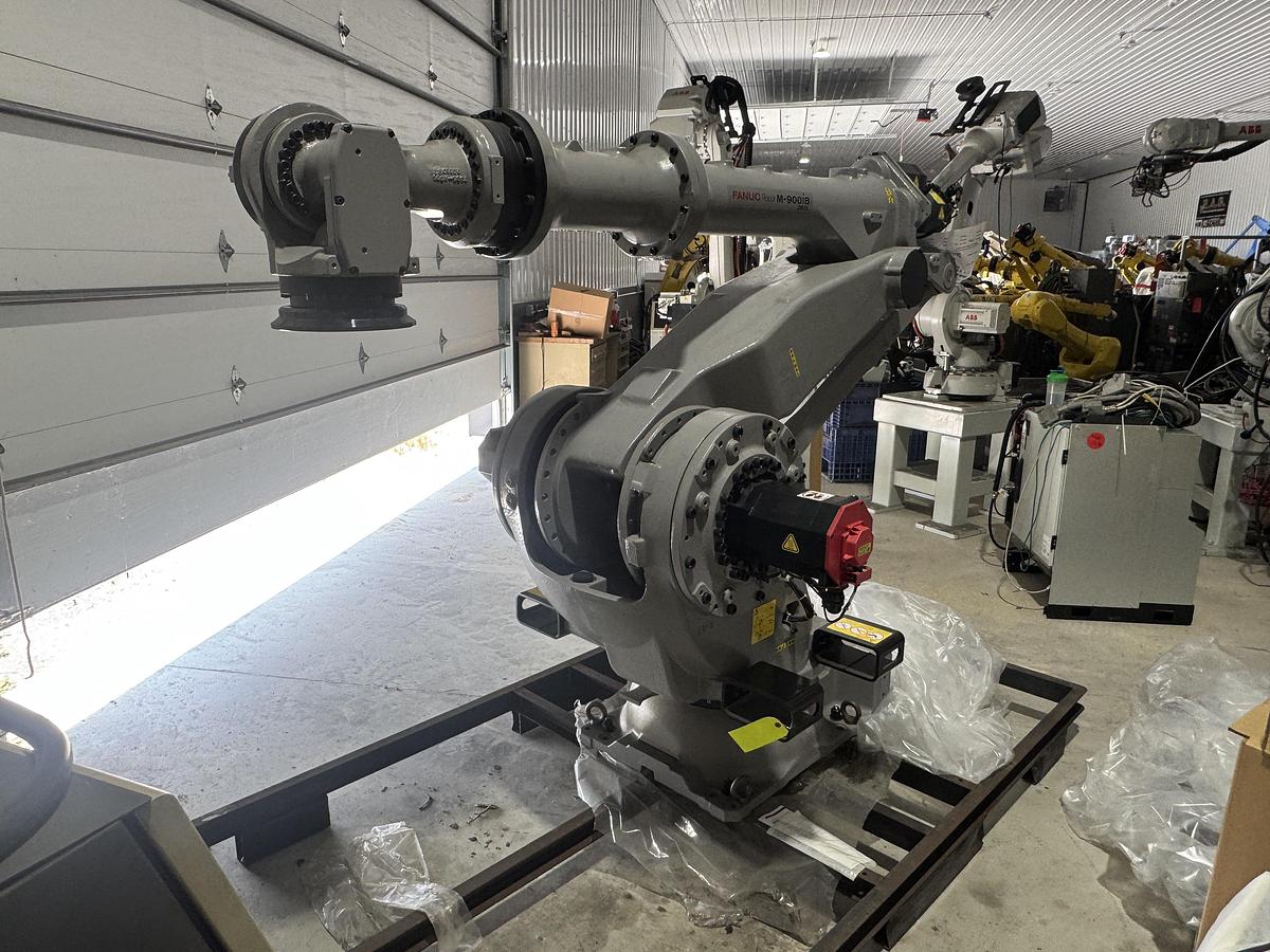 Fanuc, M-900iB/280L, 6-Axis robot, 280 Kg payload, 122.17" reach, teach pendant, R-30iB controller, 2016 - Image 9