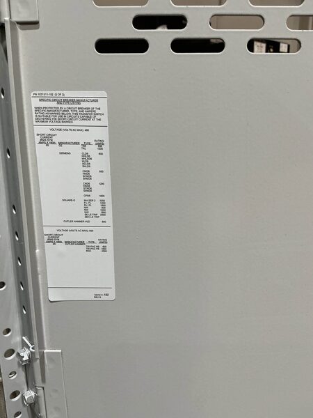 800 Amp. ASCO #H07ATBB30800N5XC, automatic transfer switch, 480 Volts, 3PH, Nema 1, isolation bypass - Image 6