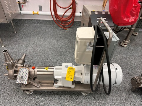 MasoSine, Sanitary Sine Pump, Nord gear reducer, 3.31:1 ratio, ABB variable frequency drive, 2023, (3 - Image 2