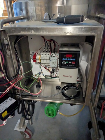 66 gallon DCI, Stainless Steel Jacketed Agitated Reactor, 45 psi @ 302°F vessel, Allen-Bradley PowerFlex 40 - Image 3