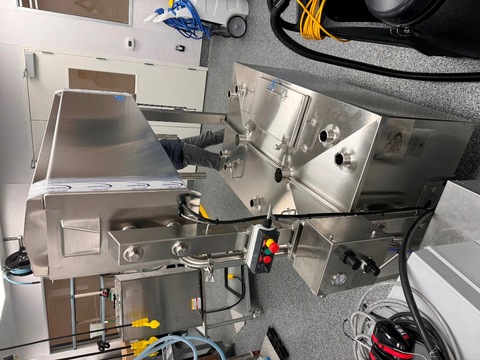 1,000 lb. Qualtech, Jacketed Pasteurizing Cheese Vat, 70 psig water max. jacket pressure, 2023 - Image 4