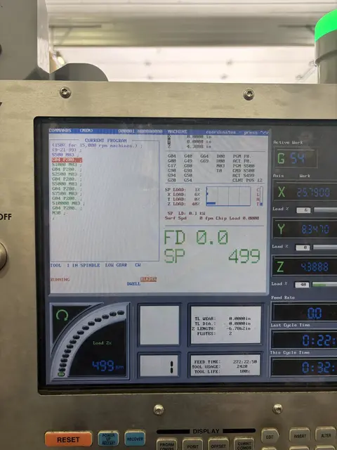 Haas #VF-2BYT, CNC Vertical Machining Center, 30" X, 20" Y, 20" Z, 20 HP, 10,000 RPM, CAT 40, 20 automatic - Image 4