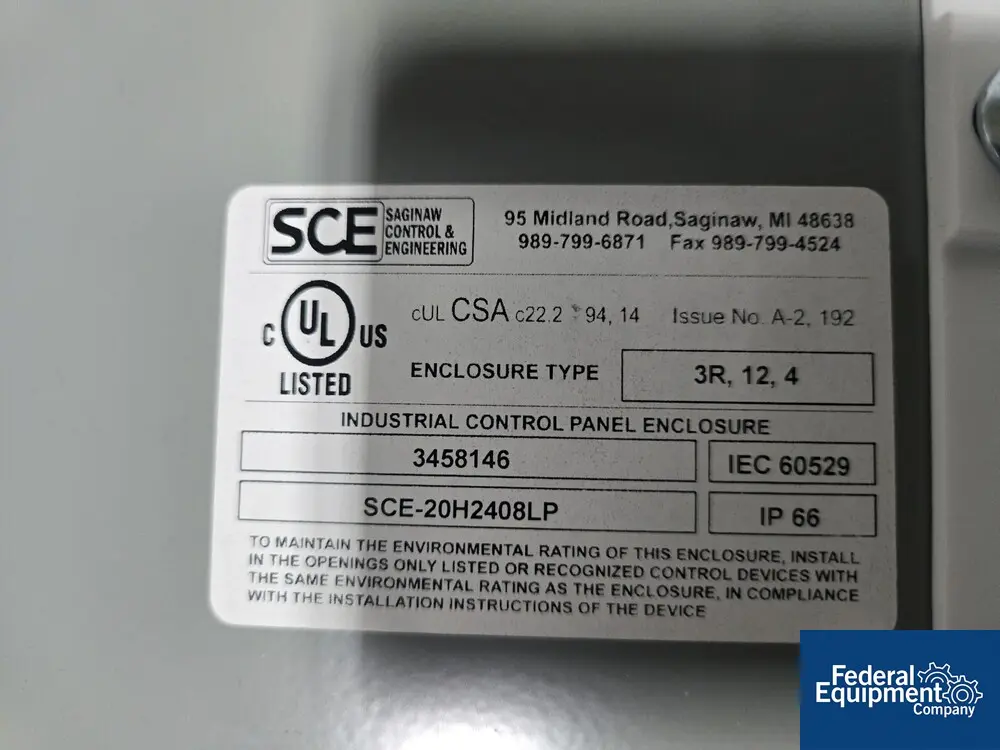 SCE, Control panel, Enclosure Type 3R, 12, 4, IP66 - Image 2