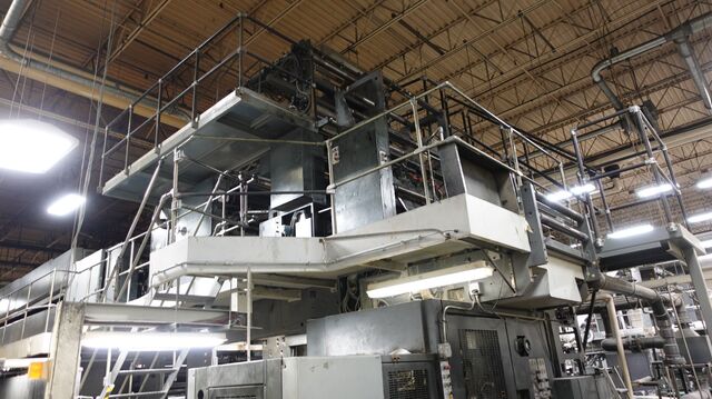 Heidelberg #JF-50, double web combo folder, 22.75" cutoff, 38" web, 50000 impressions, 4 & 8 page, 2000 - Image 2