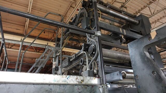 Heidelberg #JF-50, double web combo folder, 22.75" cutoff, 38" web, 50000 impressions, 4 & 8 page, 2000 - Image 8
