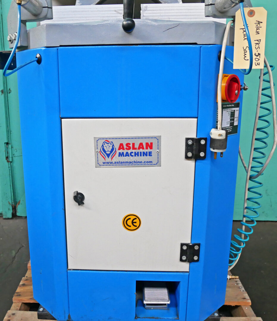 18" Aslan #PKS-503, Semi-Automatic Non-Ferrous Aluminum Upcut Saw, 1.26" bore, 3000 RPM, 2 HP - Image 7