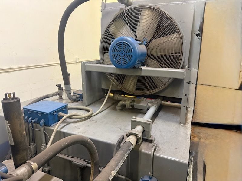 SSI #1600H, shear shredder, 36" x 50" cutting chamber, hydraulically driven, 2" refaced knives, slow speed - Image 9