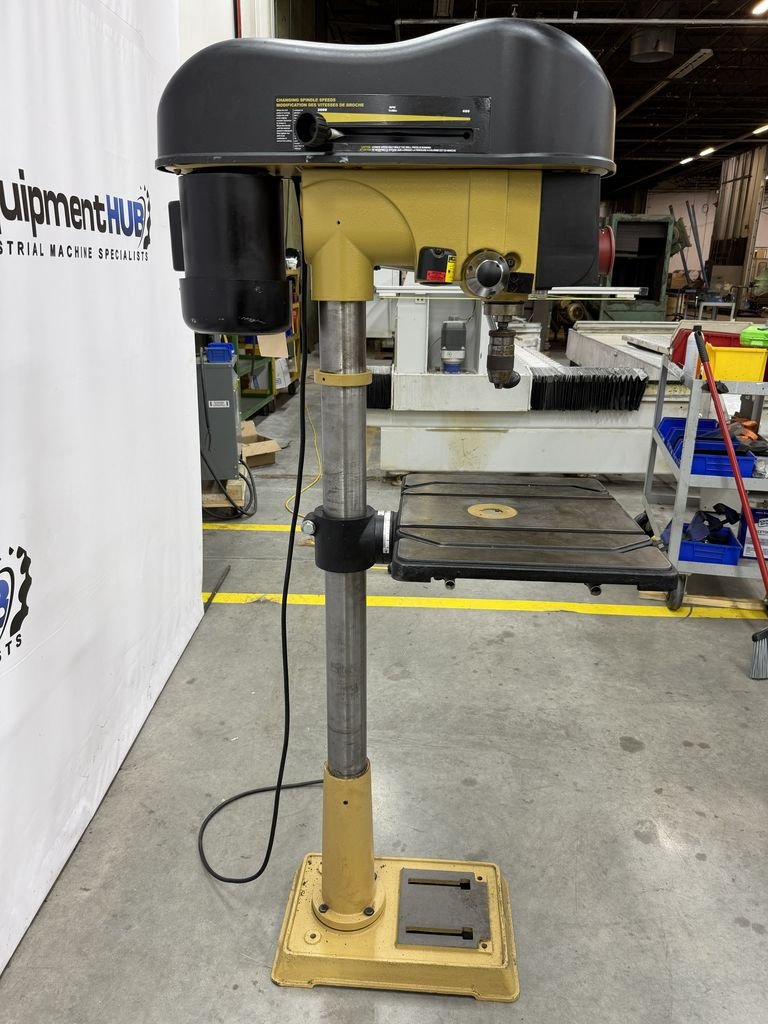 18" Powermatic #2800, variable speed drill press, 400-3000 RPM, digital RPM readout, 1 HP, 115 V., 1 Ph., 2009 - Image 7