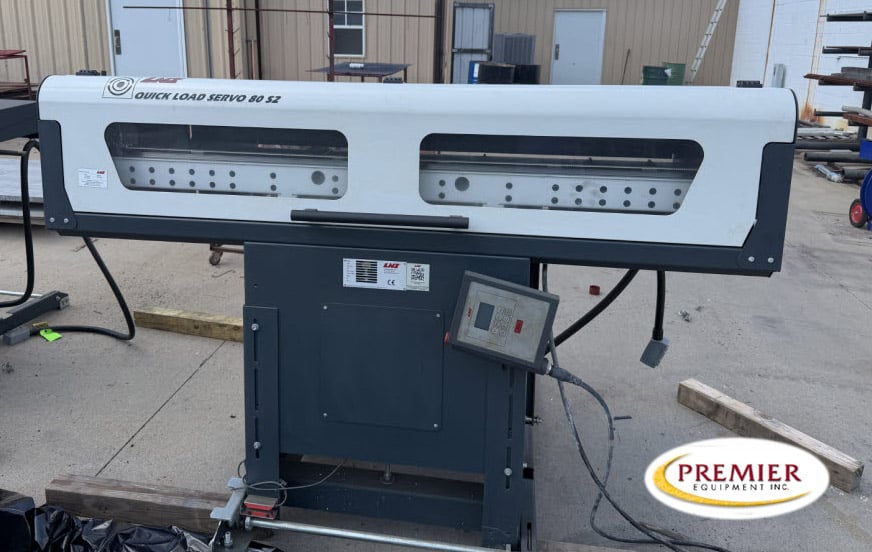 LNS #Quick-Load-Servo-80-S2, automatic barfeed, 1/4" to 3-1/8" bar diameter, 14"-63" bar length, side load - Image 1