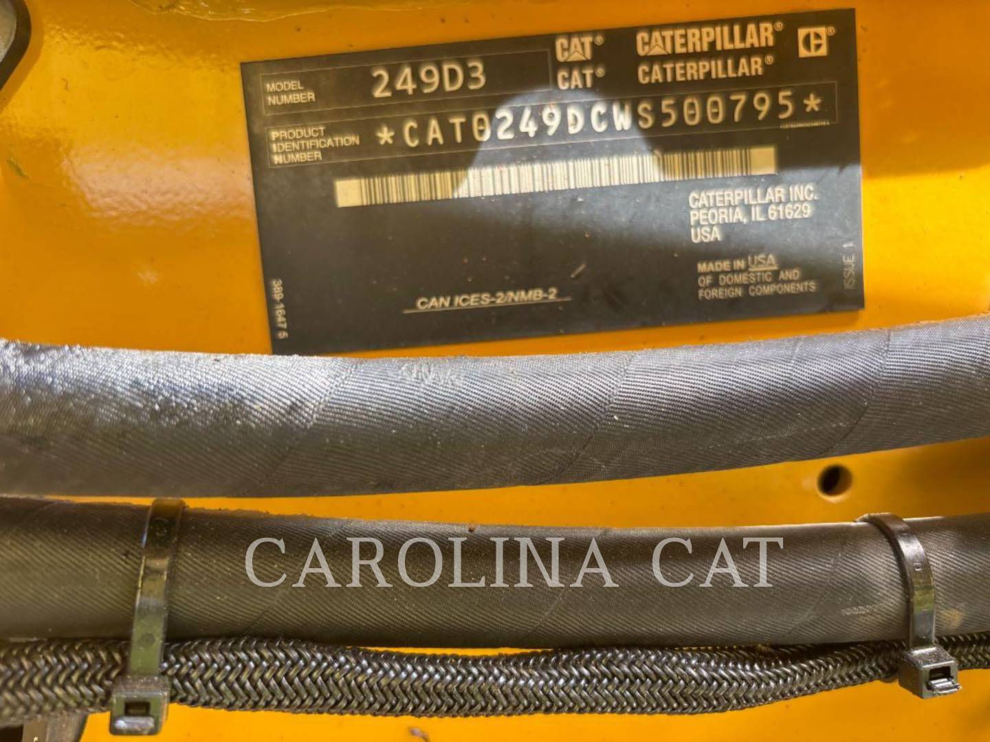 Caterpillar 249D3, 1009 hours, S/N: WS500795, 2021 - Image 6