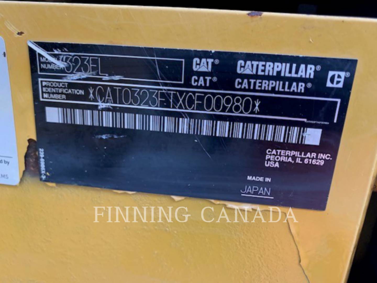 Caterpillar 323F L, 10484 hours, S/N: XCF00980, 2016 - Image 6