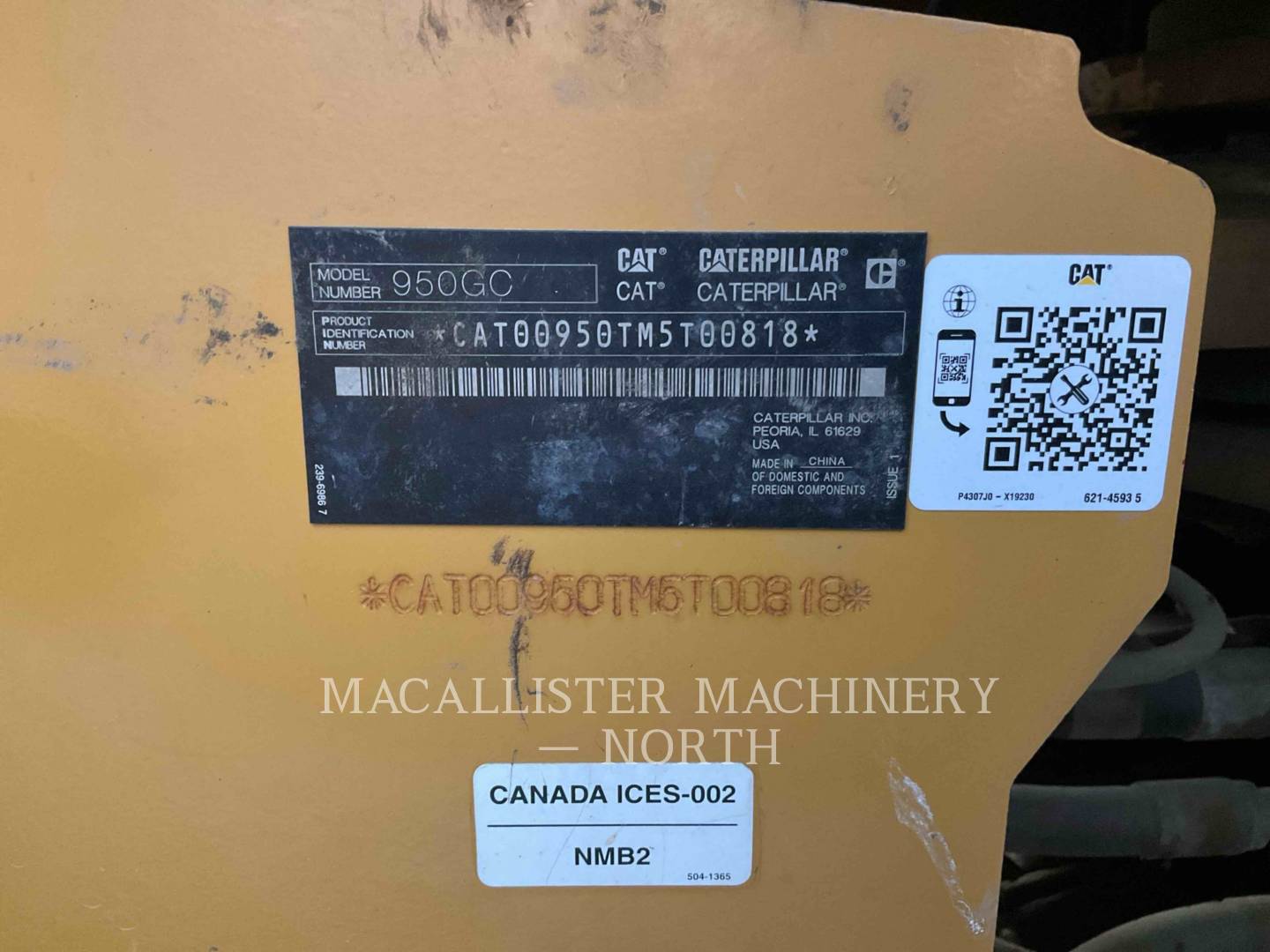 Cat 950GC, Wheel Loader, 4967 hours, S/N: M5T00818, 2018 - Image 6