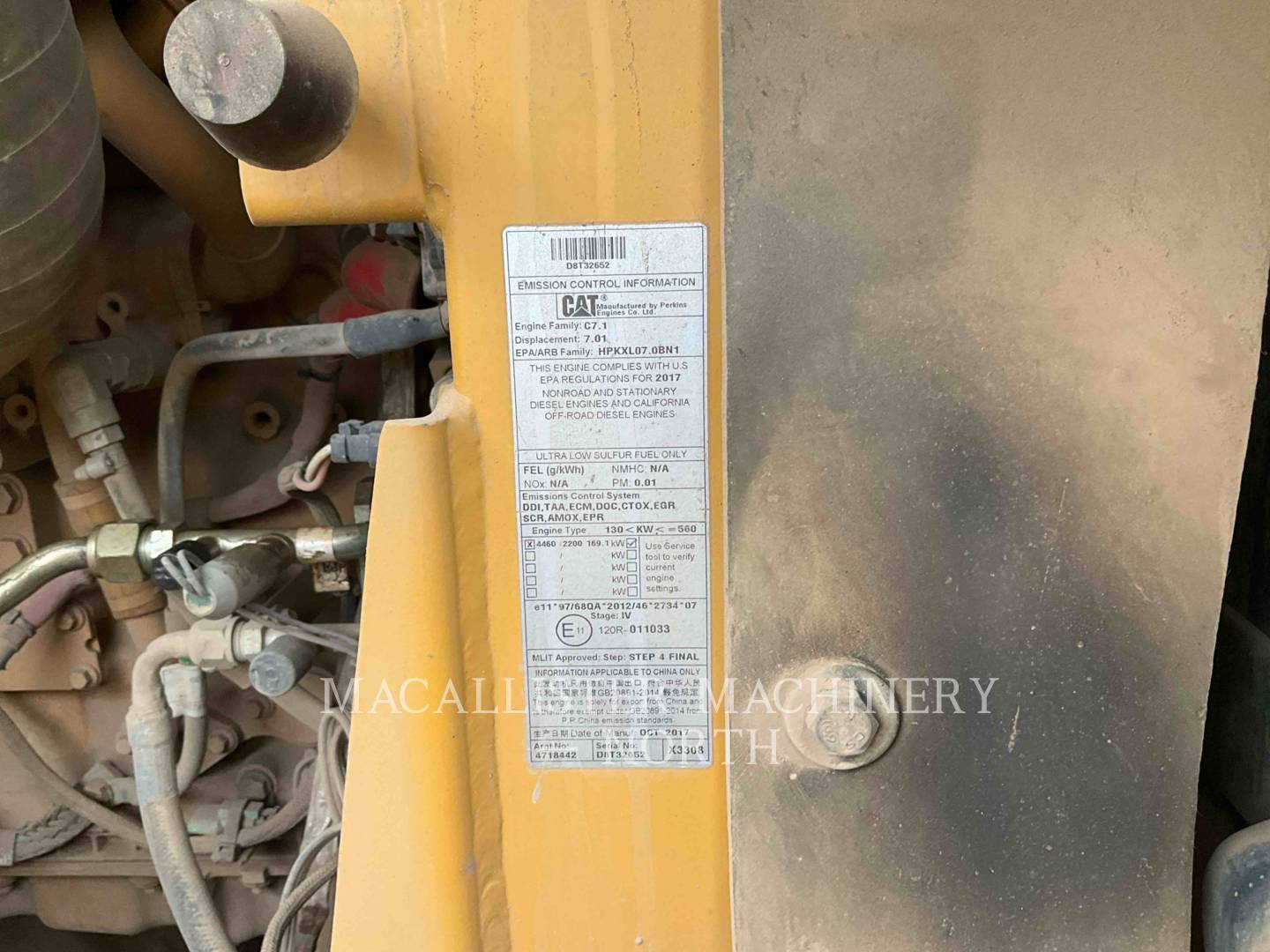 Cat 950GC, Wheel Loader, 4967 hours, S/N: M5T00818, 2018 - Image 8