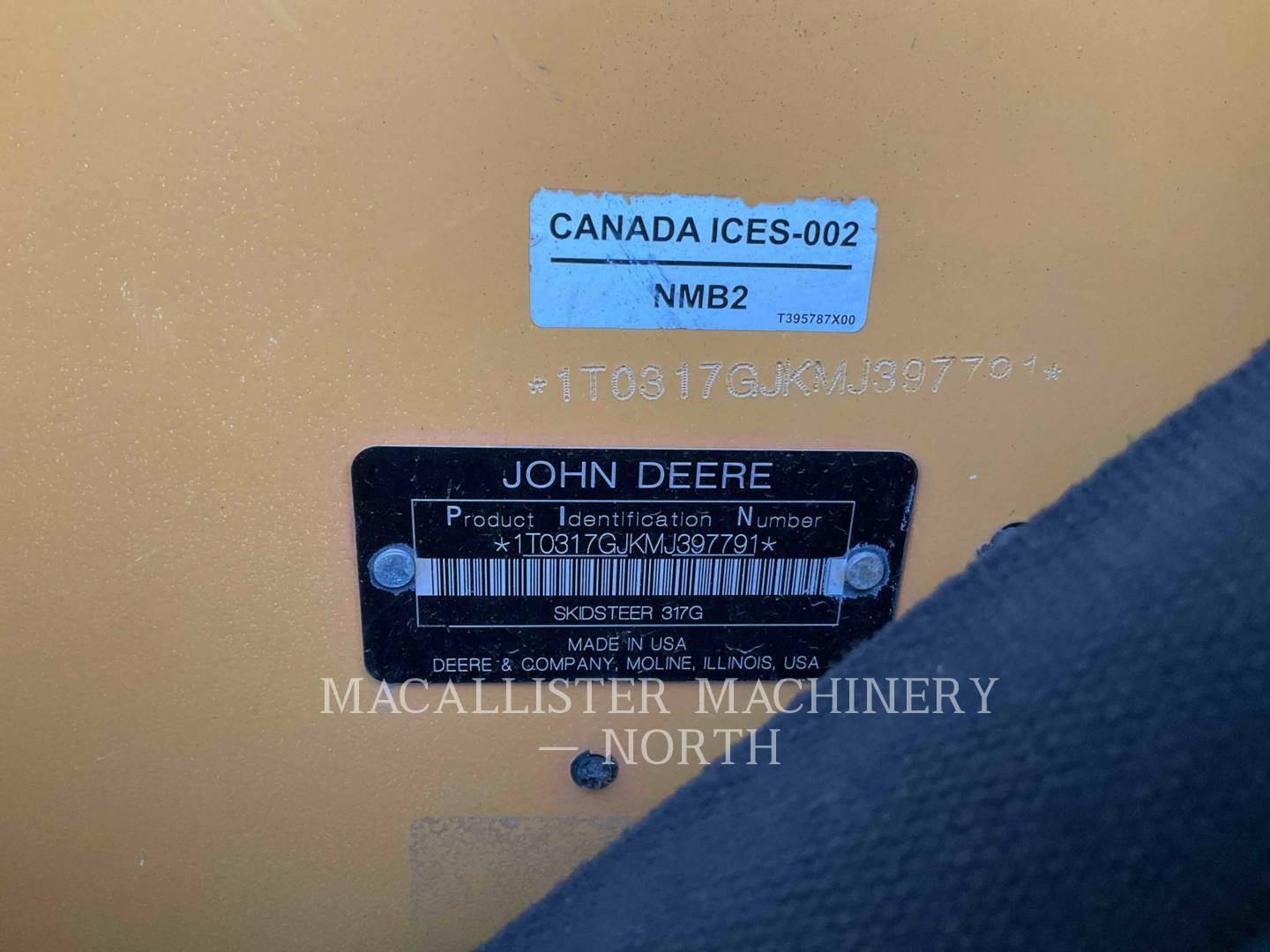 John Deere 317, 3462 hours, S/N: 1T0317GJKMJ397791, 2021 - Image 8