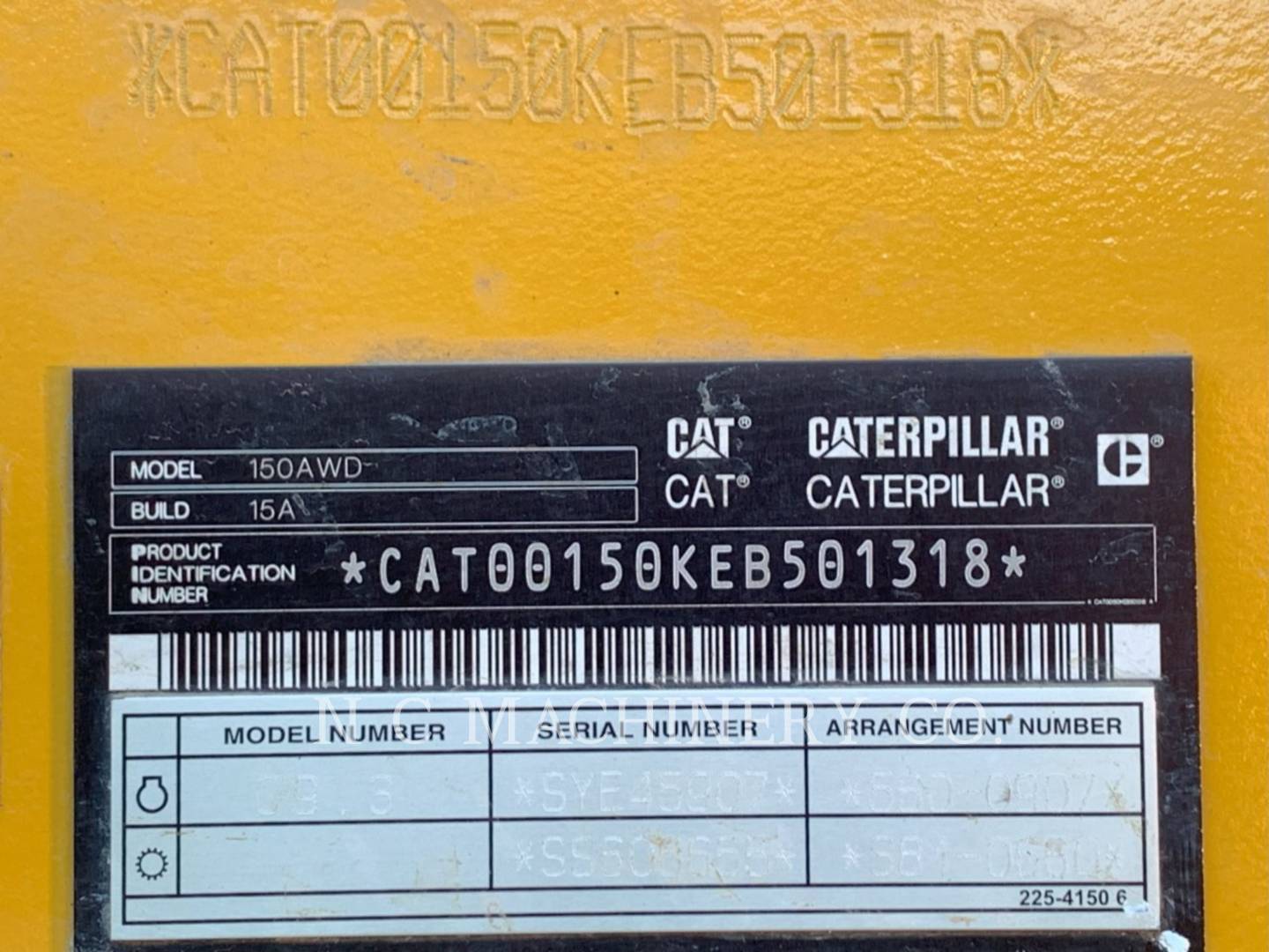 Caterpillar 150-15AWD, Motor Grader, 914 hours, S/N: EB501318, 2023 - Image 5