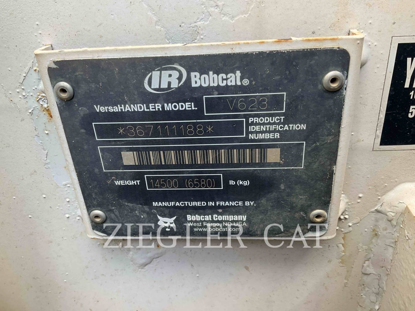 Bobcat V623, Telehandler, 3767 hours, S/N: 367111188, 2002 - Image 6