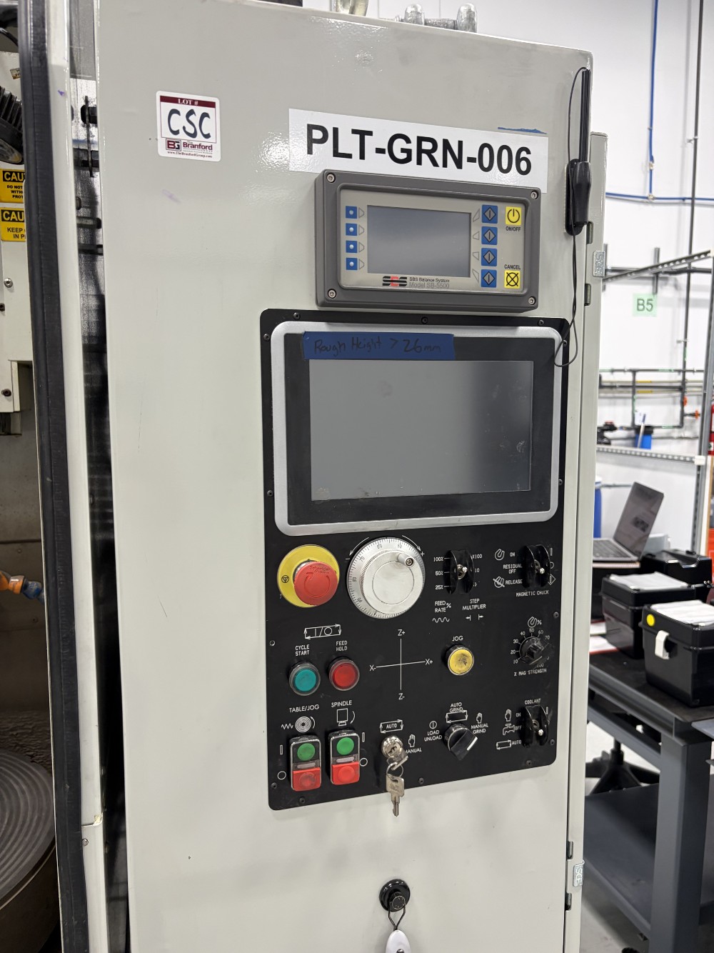 DCM Tech #IG-282-SD-HD, Rotary Surface Grinder, 27" swing, 24" diameter table, 12-15" wheel, 200-2330 RPM - Image 5
