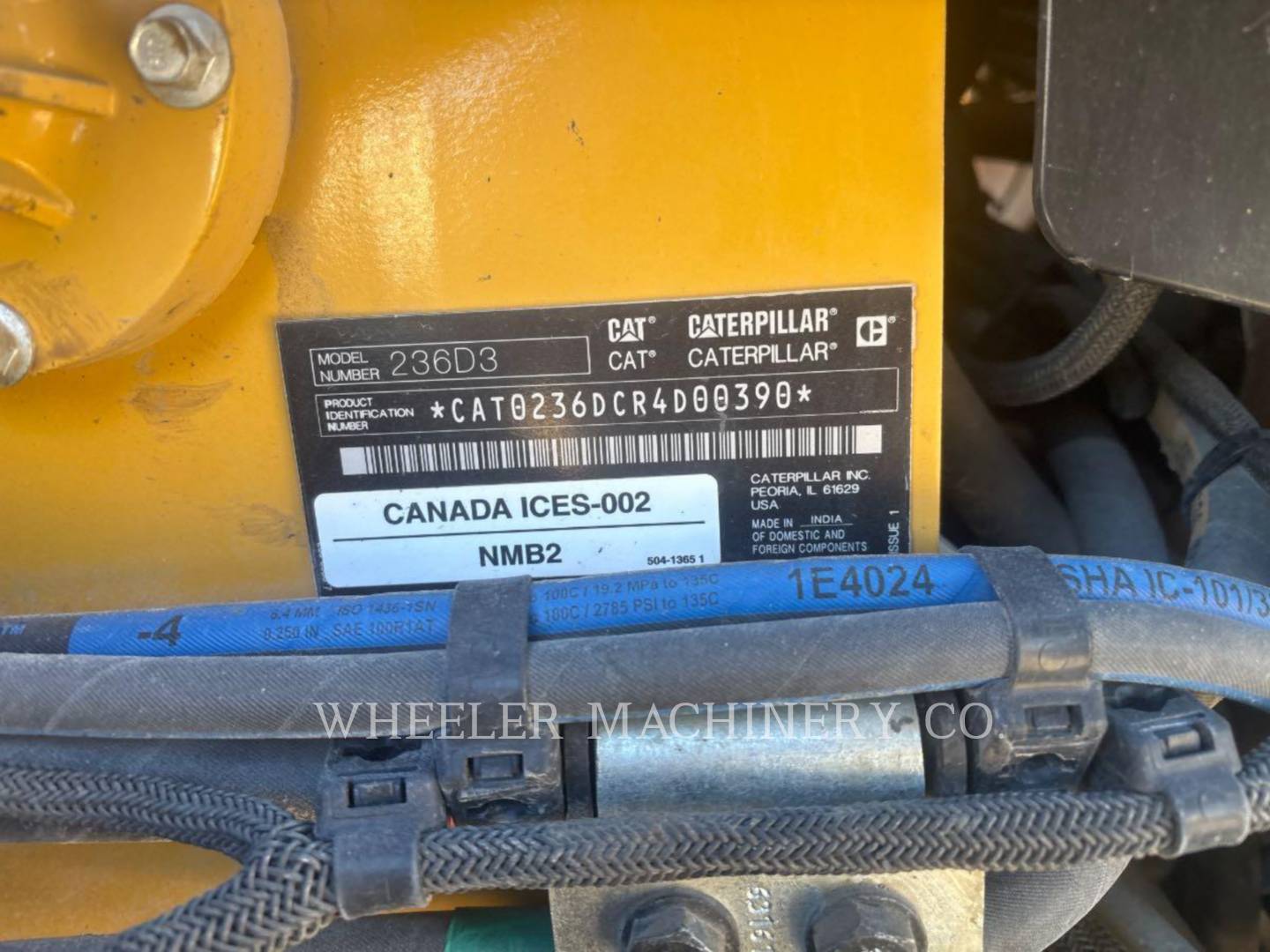 Cat 236D3 C3H2, Skid Steer Loader, 1394 hours, S/N: R4D00390, 2024 - Image 5