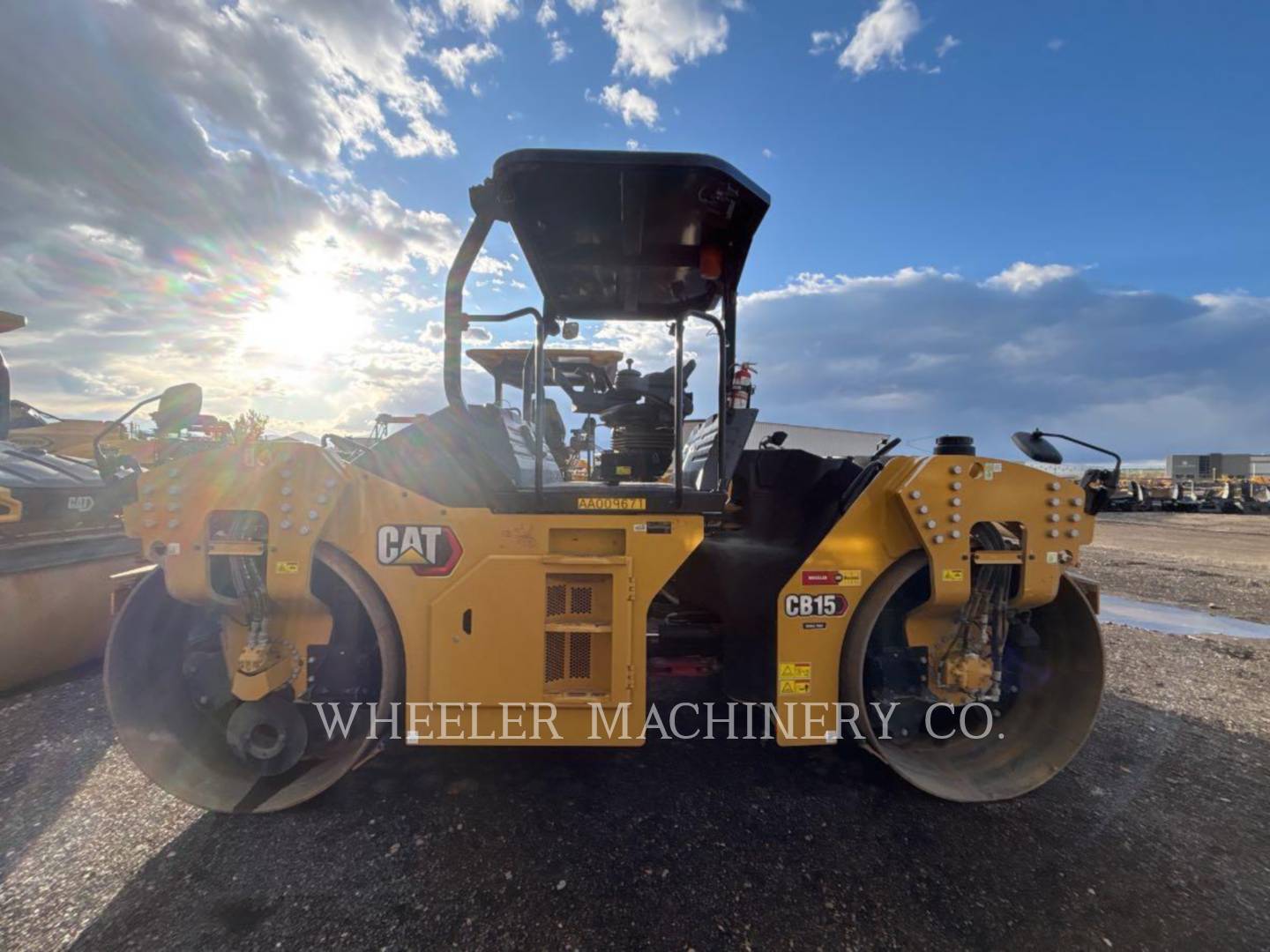 Cat CB15 Crocker-Wheeler VV, Twin Drum Roller, 1587 hours, S/N: M9401059, 2023 - Image 1