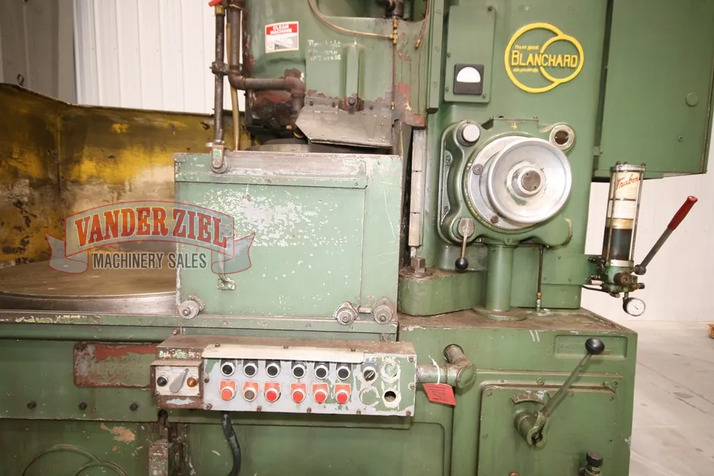 Blanchard #18D-42, 42" chuck, 50" swing, 20" x5" x16-1/2" grinding wheel, #11264 - Image 9