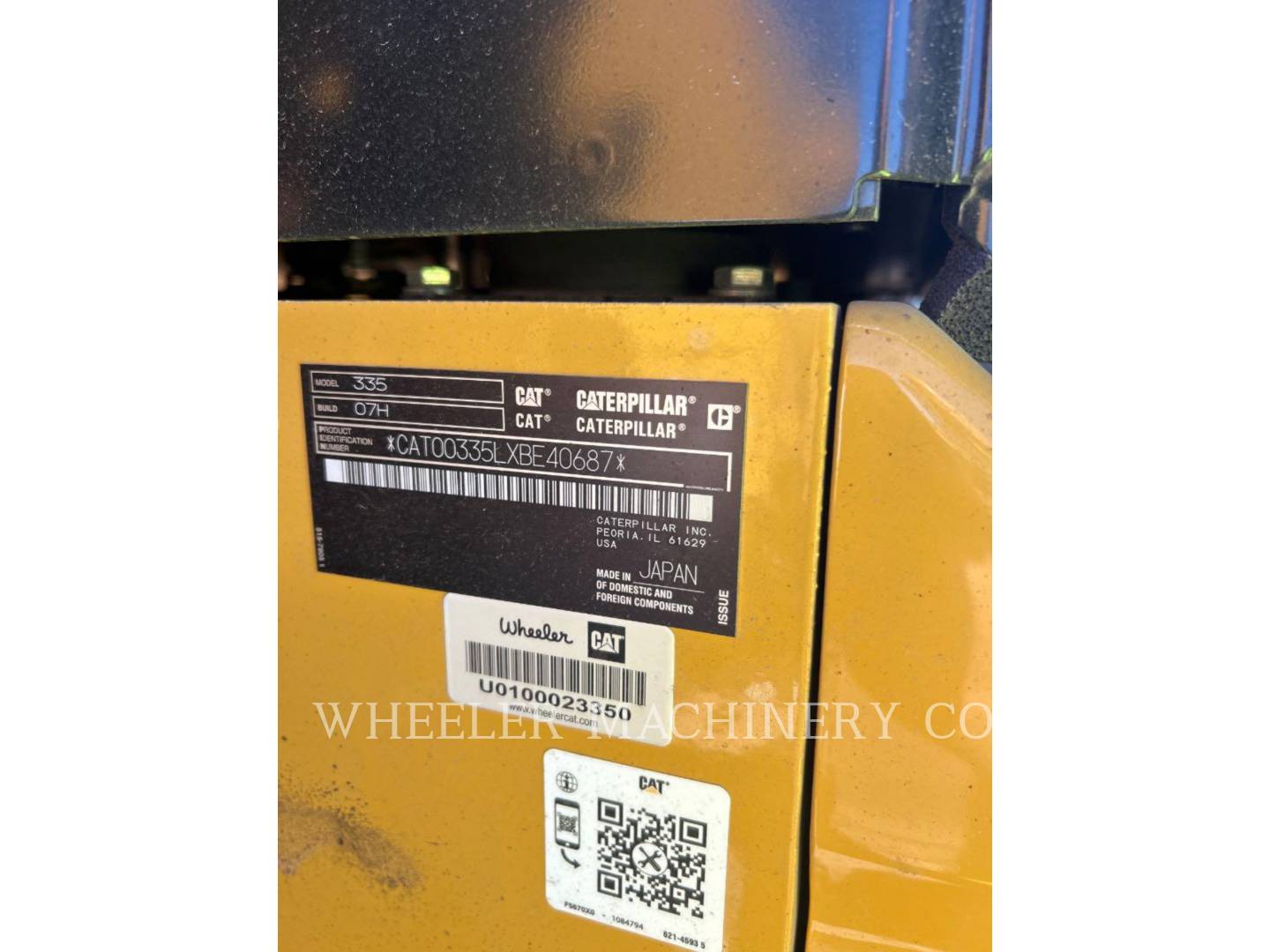 Caterpillar 335 CF TH, 278 hours, S/N: XBE40687, 2026 - Image 4