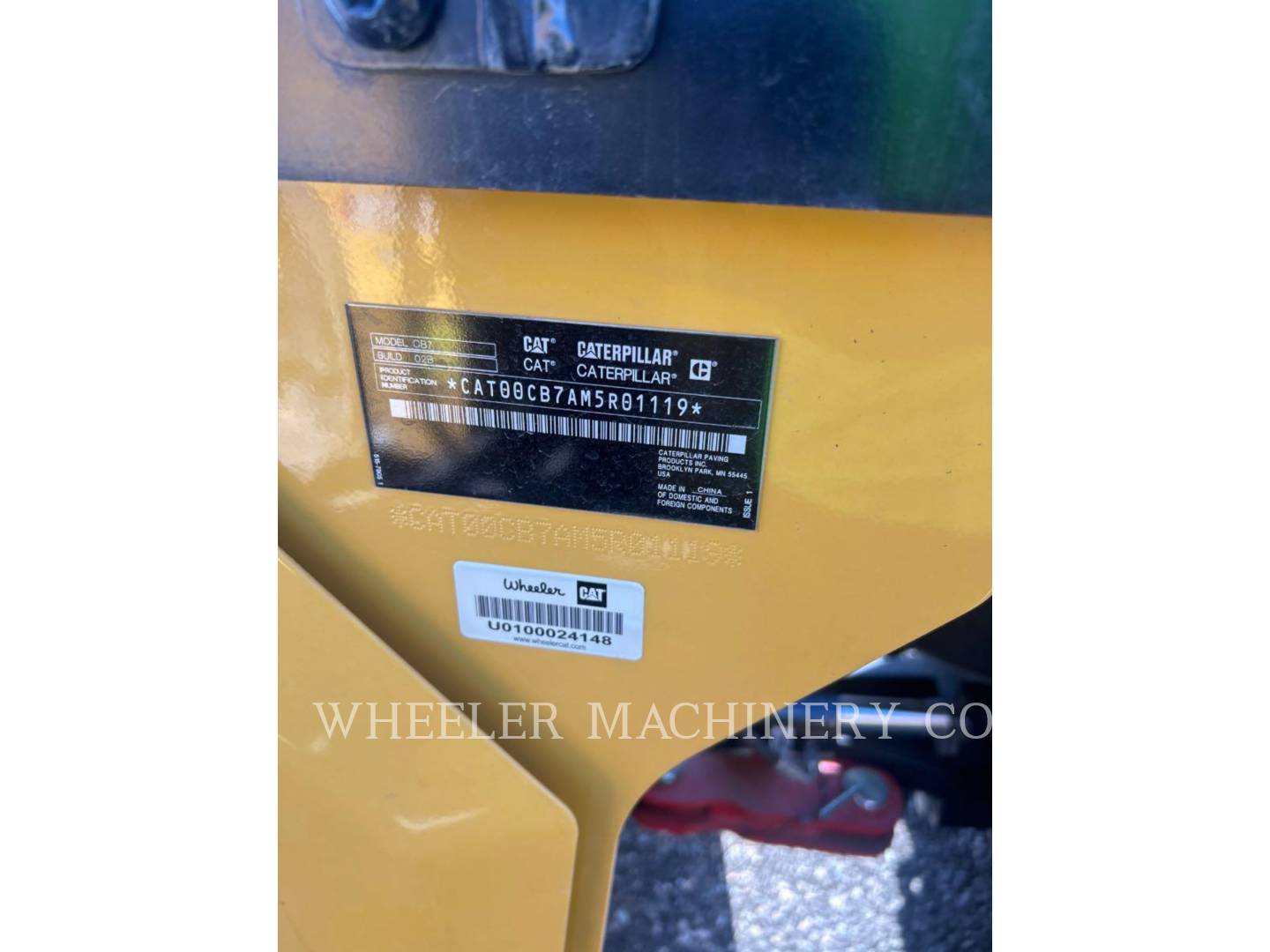 Caterpillar CB7, 57 hours, S/N: M5R01119, 2026 - Image 5