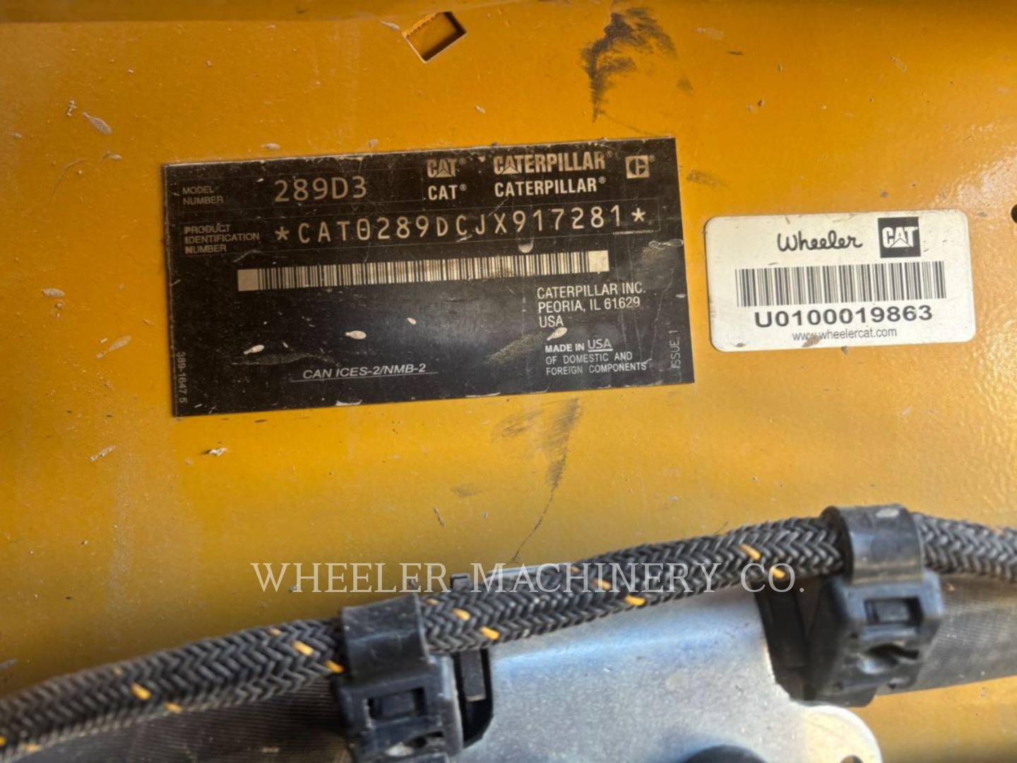 Caterpillar 289D3 C3HF, Track Loader, 1993 hours, S/N: JX917281, 2023 - Image 3