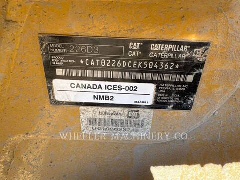 Cat 226D3 C3H2, Skid Steer Loader, 42 hours, S/N: EK504362, 2026 - Image 3