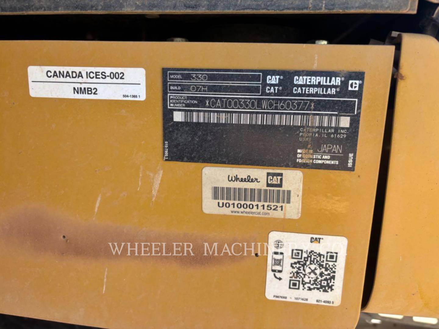 Caterpillar 330 CF, Crawler Excavator, 1055 hours, S/N: WCH60377, 2025 - Image 8