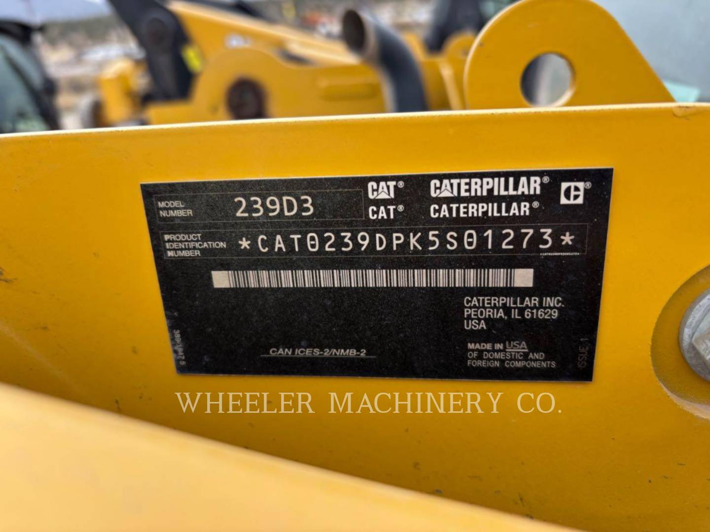 Caterpillar 239D3 C1H2, Track Loader, 1064 hours, S/N: K5S01273, 2022 - Image 4
