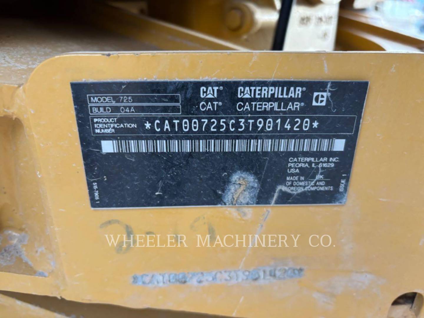Caterpillar 725, Articulated Truck, 687 hours, S/N: 3T901420, 2025 - Image 7