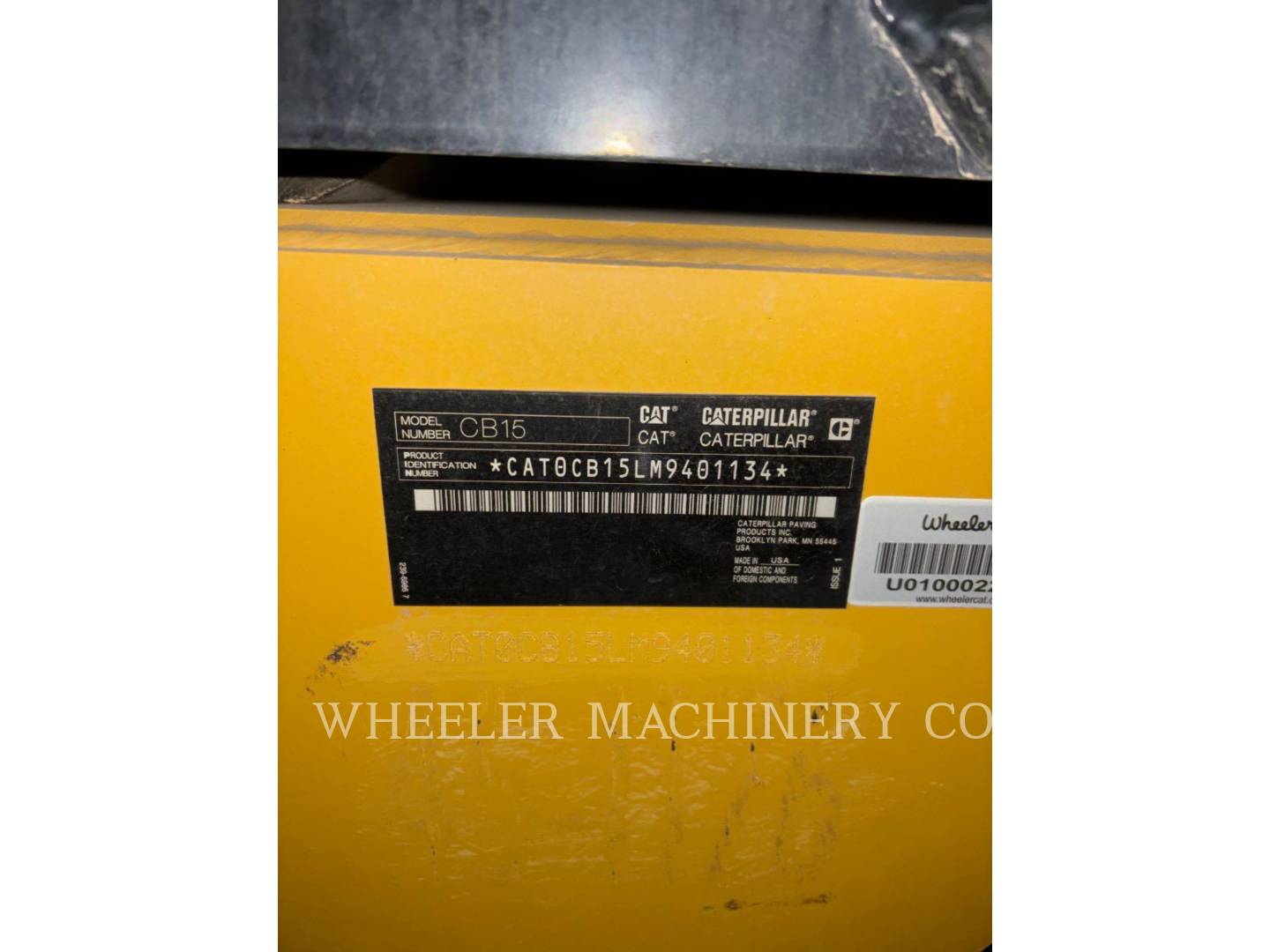 Cat CB15 Crocker-Wheeler VV, Twin Drum Roller, 550 hours, S/N: M9401134, 2024 - Image 7