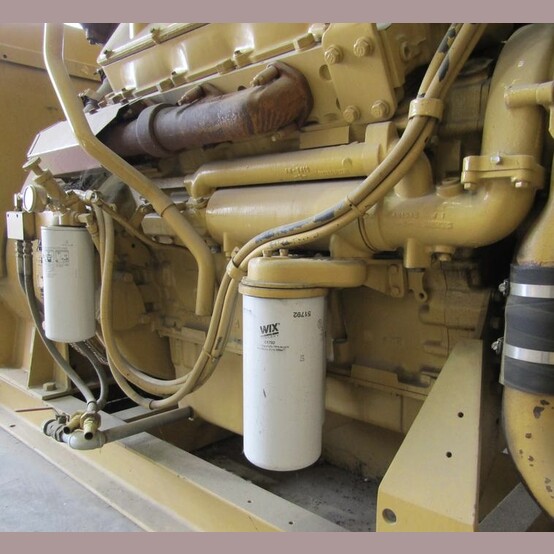 350 KW Caterpillar #3408, Diesel Generator Set, 480 Volts, 1800 RPM, SR-4 generator end, open skid, control - Image 4