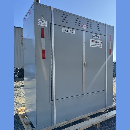 Custom Built, PPE Drying Cabinet, 76" width x 30" D x 76" H, 73.5" hanging rail, Stelpro 20" baseboard - Image 2