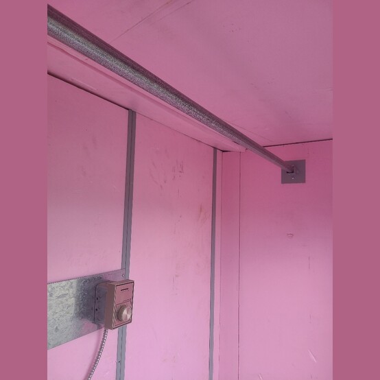 Custom Built, PPE Drying Cabinet, 76" width x 30" D x 76" H, 73.5" hanging rail, Stelpro 20" baseboard - Image 4