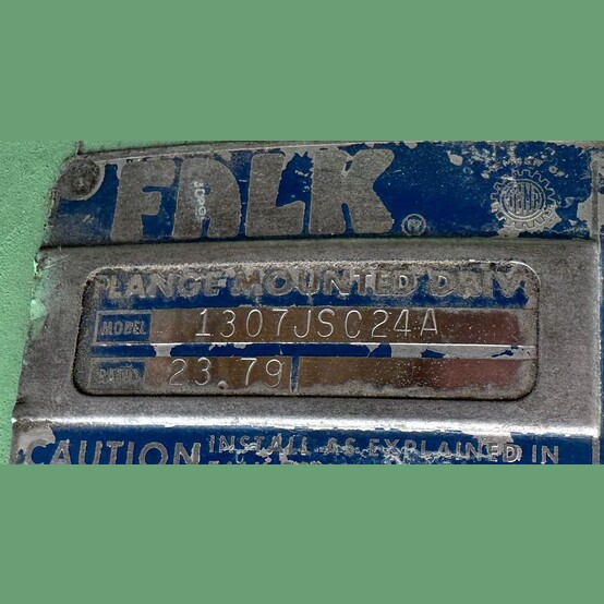 Falk #1307JSC24A, Shaft Mount Gear Reducer, 23.79:1 ratio, 2-3/16" diameter input shaft, 3-7/16" diameter - Image 2