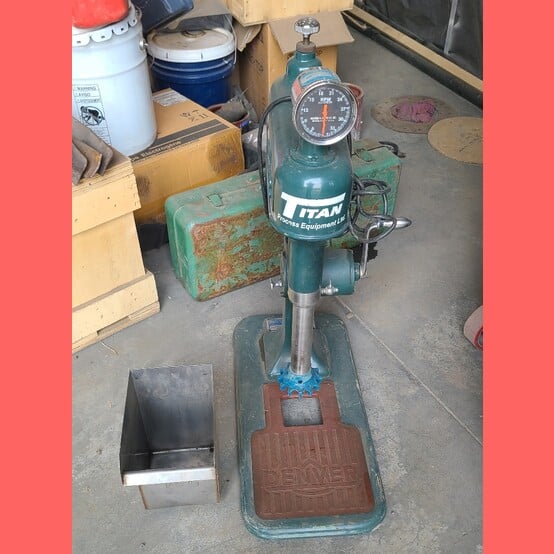 Denver #D-1, Lab Flotation Cell, 1000 g stainless steel tank, stainless steel wetted parts, 0.25 HP, 115/230 - Image 3